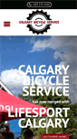 Mobile Screenshot of calgarybicycleservice.com